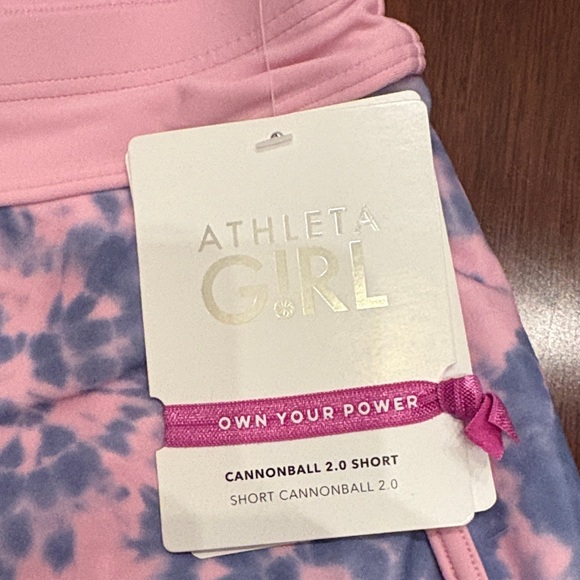 Athleta Girls Pink and Purple Tie-Dye Swim Set - Picture 2 of 8